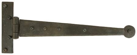 Beeswax 12" Penny End T Hinge (pair) | 33006