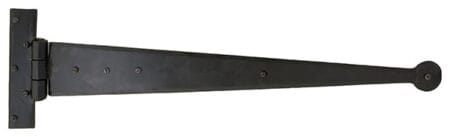 Black 18" Penny End T Hinge (pair) | 33009