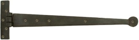 Beeswax 18" Penny End T Hinge (pair) | 33010