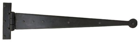 Black 22" Penny End T Hinge (pair) | 33012