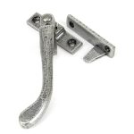 Pewter Night-Vent Locking Peardrop Fastener - LH | 33025