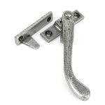 Pewter Night-Vent Locking Peardrop Fastener - RH | 33026