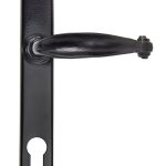Black Cottage Slimline Lever Espag. Lock Set | 33035