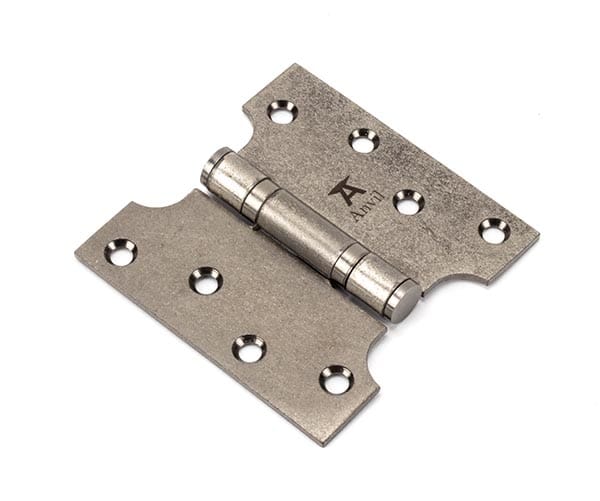 Pewter 4" x 2" x 4" Parliament Hinge (pair) ss | 33044
