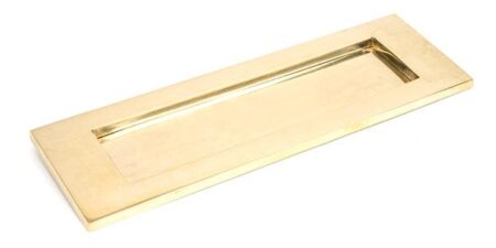 From the Anvil Letter Plate - Polished Brass