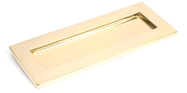 Polished Brass Small Letter Plate | 33060
