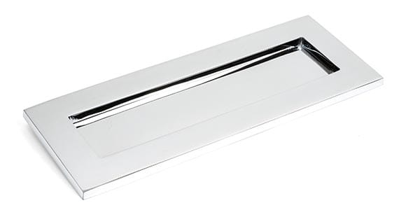 Polished Chrome Small Letter Plate | 33062