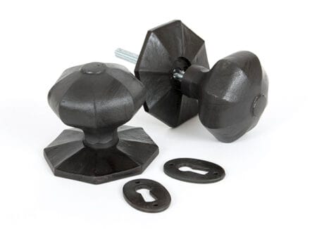 Beeswax Large Octagonal Mortice/Rim Knob Set | 33064
