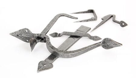 From the Anvil Pewter Tuscan Thumblatch - Pewter Patina