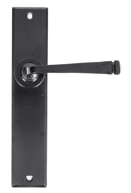 Black Large Avon Lever Latch Set | 33094