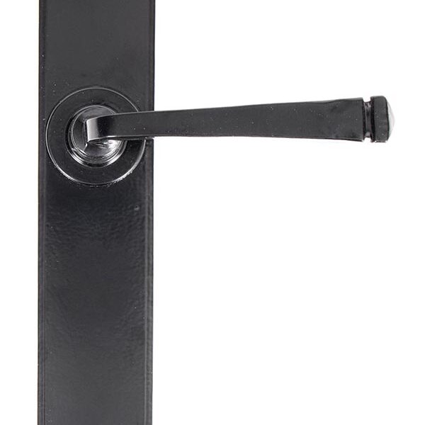 Black Large Avon Lever Latch Set | 33094