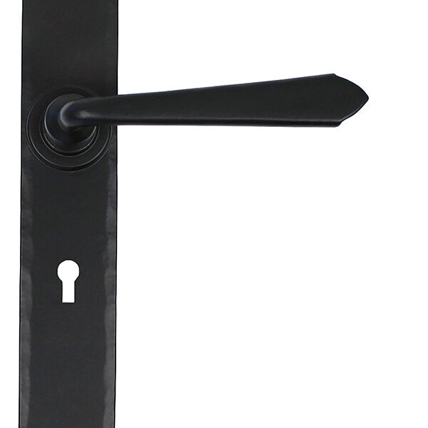 Black Cromwell Lever Lock Set | 33116