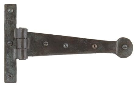 Beeswax 6" Penny End T Hinge (pair) | 33154