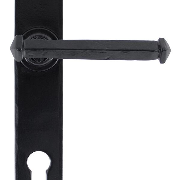 Black Tudor Lever Espag. Lock Set | 33172