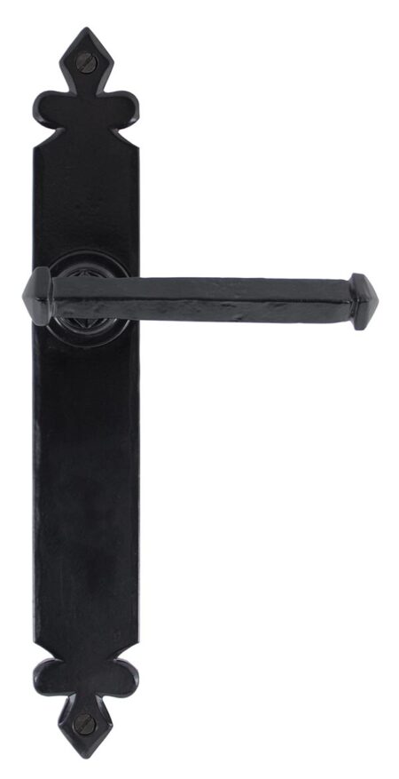 Black Tudor Lever Latch Set | 33173