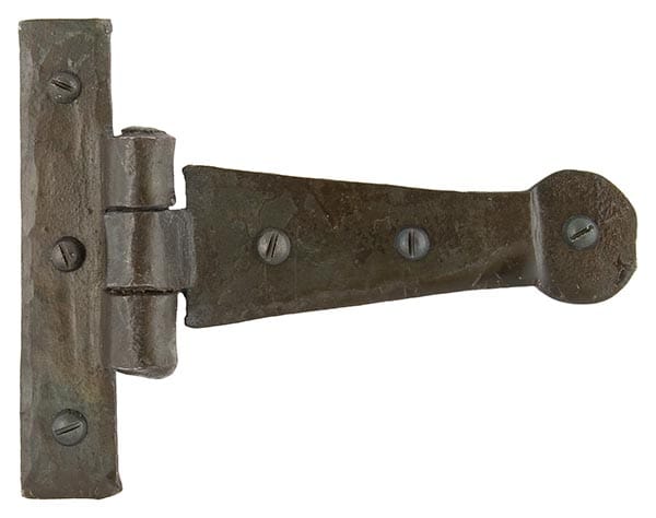 Beeswax 4" Penny End T Hinge (pair) | 33188