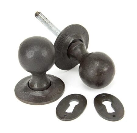 Beeswax Round Mortice/Rim Knob Set | 33230