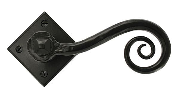 Black Monkeytail Lever on Rose Set (Diamond) | 33235