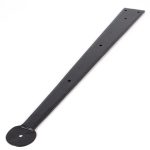 Black 18" Penny End Hinge Front (pair) | 33238