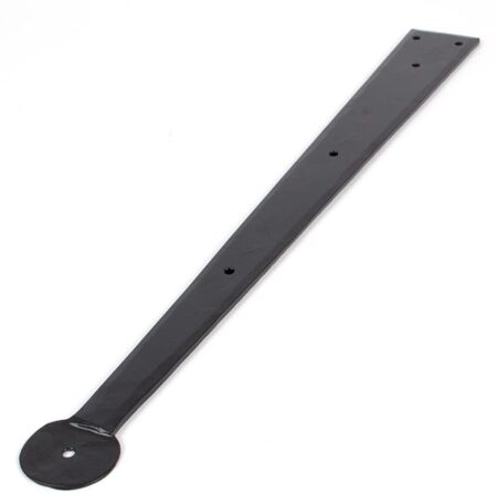 Black 18" Penny End Hinge Front (pair) | 33238