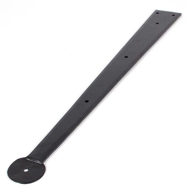 Black 18" Penny End Hinge Front (pair) | 33238