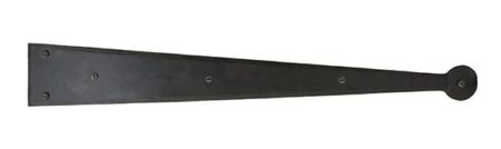 From the Anvil Penny End Hinge Front (pair) - Black