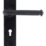 Black Tudor Lever Lock Set | 33247