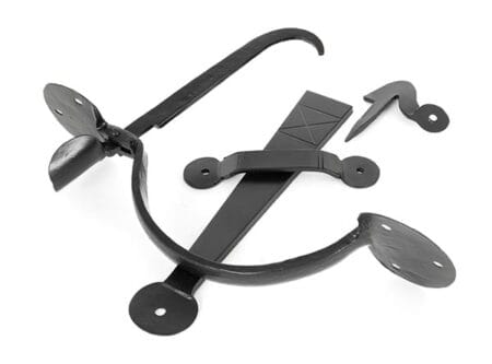 Black Heavy Bean Thumblatch | 33253