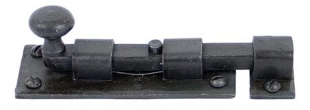 Beeswax 4" Straight Knob Bolt | 33262