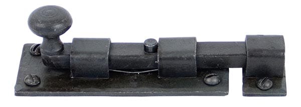 Beeswax 4" Straight Knob Bolt | 33262