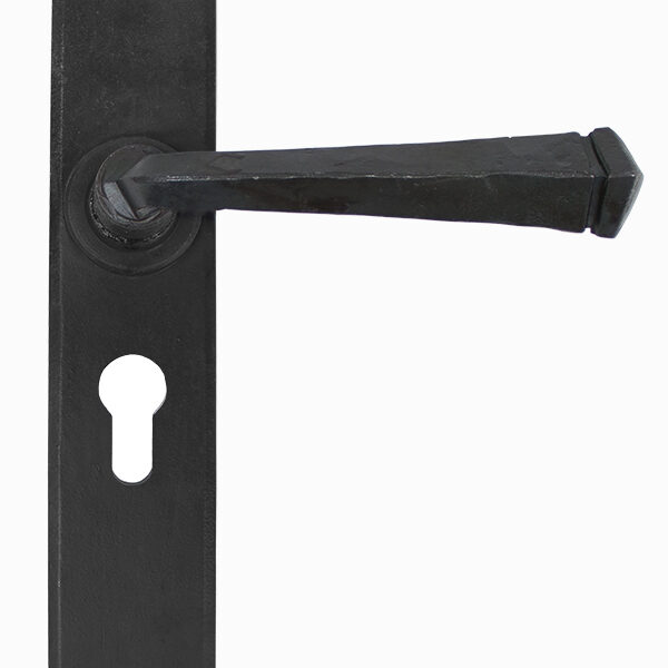 Beeswax Gothic Lever Euro Lock Set | 33269