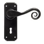 Black Monkeytail Lever Lock Set | 33279