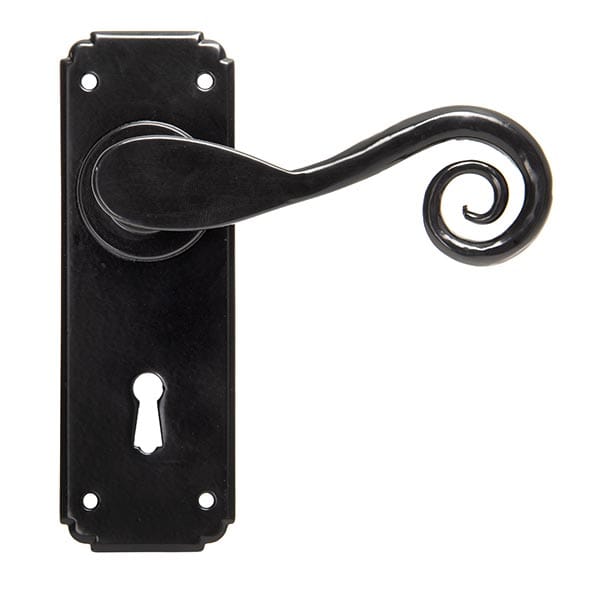 Black Monkeytail Lever Lock Set | 33279