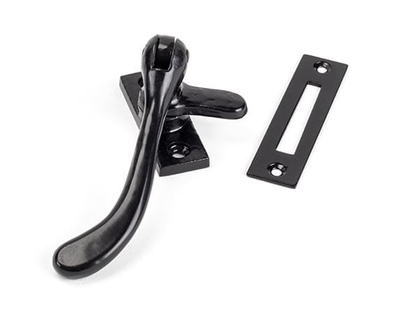 Black Handmade Peardrop Fastener | 33290