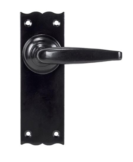 From the Anvil Oak Lever Latch Set - Black