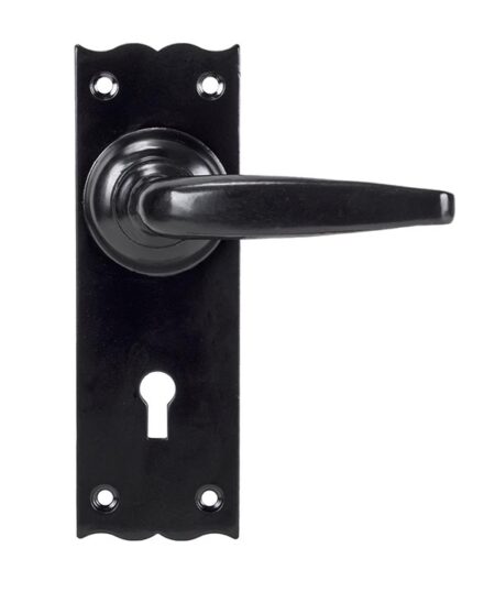 Black Oak Lever Lock Set | 33319