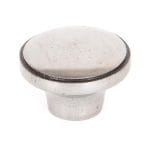 Natural Smooth Ribbed Cabinet Knob | 33365