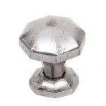 Natural Smooth Octagonal Cabinet Knob - Small | 33366