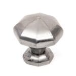 Natural Smooth Octagonal Cabinet Knob - Large | 33367