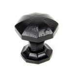 Black Octagonal Cabinet Knob - Small | 33372