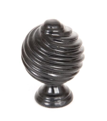 Black Twist Cabinet Knob | 33376