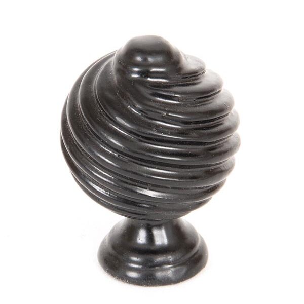 Black Twist Cabinet Knob | 33376
