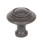 Beeswax Ringed Cabinet Knob - Large | 33380