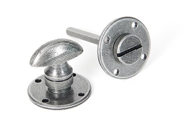 Pewter Round Bathroom Thumbturn | 33383