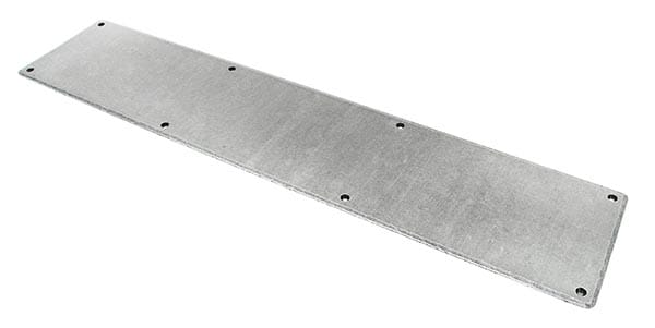 Pewter 700mm x 150mm Kick Plate | 33388