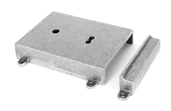Pewter Rim Lock & Cast Iron Cover | 33394