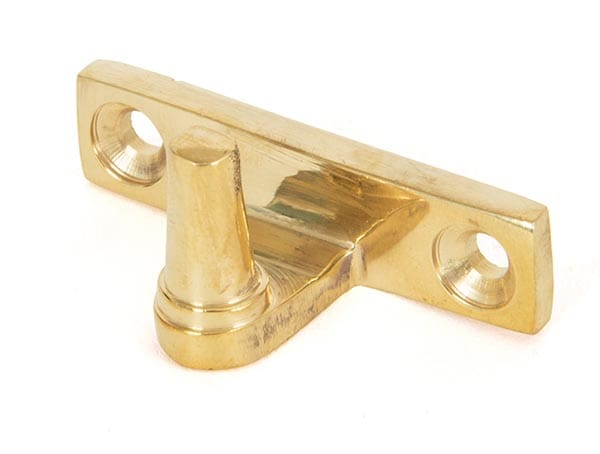 Polished Brass Cranked Stay Pin | 33458