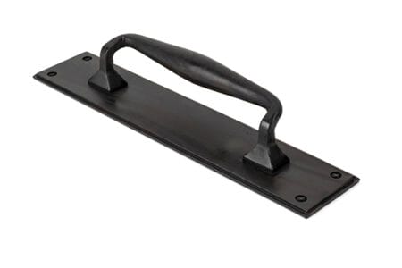 Beeswax Pull Handle on Backplate | 33479