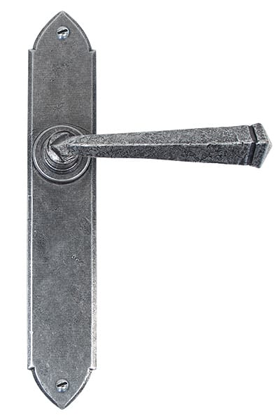 Pewter Gothic Lever Latch Set | 33601