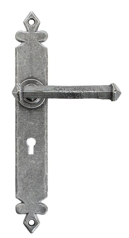Pewter Tudor Lever Lock Set | 33608